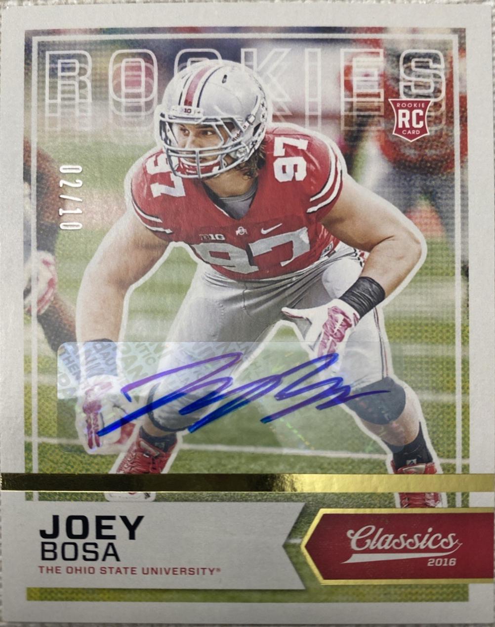 Joey Bosa [Red Jersey Autograph Gold] #244