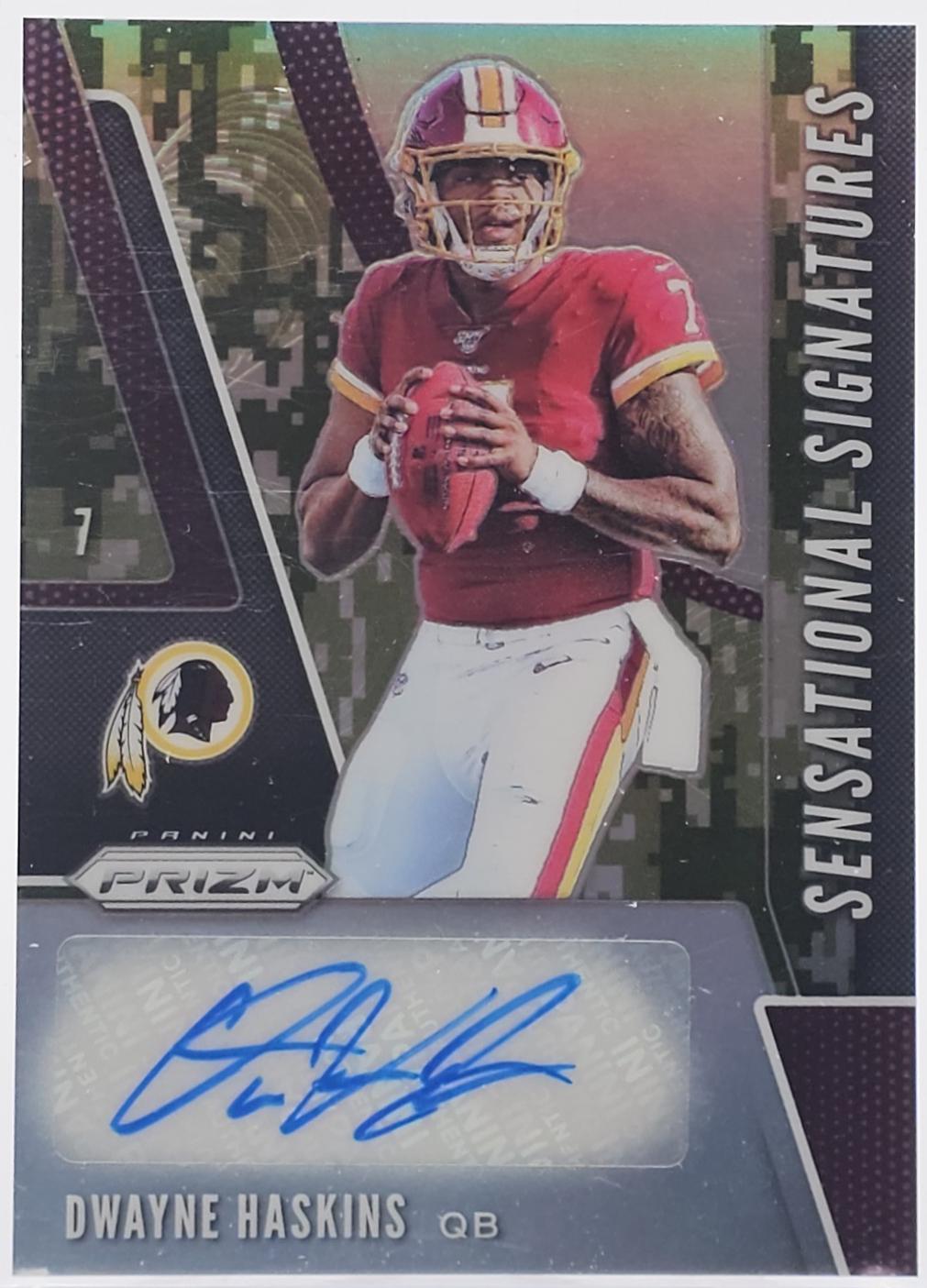 Dwayne Haskins [Camo Prizm] #SE-DWH