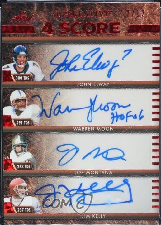 Warren Moon [Signature Red Zone] #8