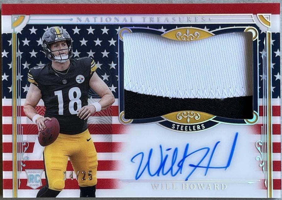 Will Howard [Holo Silver Stars and Stripes Rookie Patch Autograph] #175