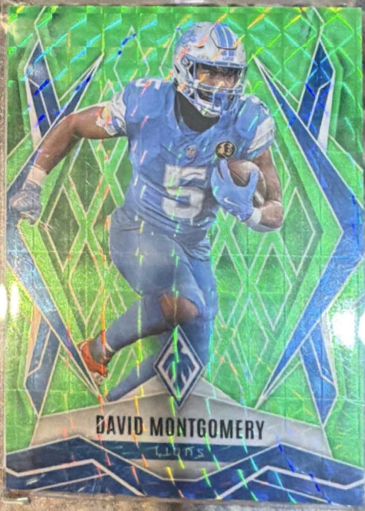 David Montgomery [Lime Green Pyramids] #108