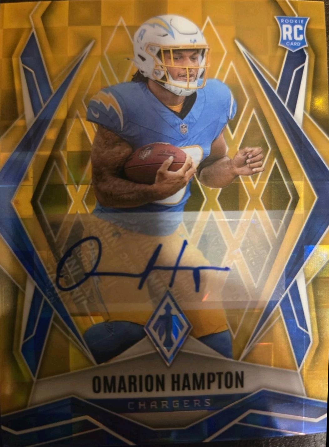Omarion Hampton [Gold Pandora Autograph] #192
