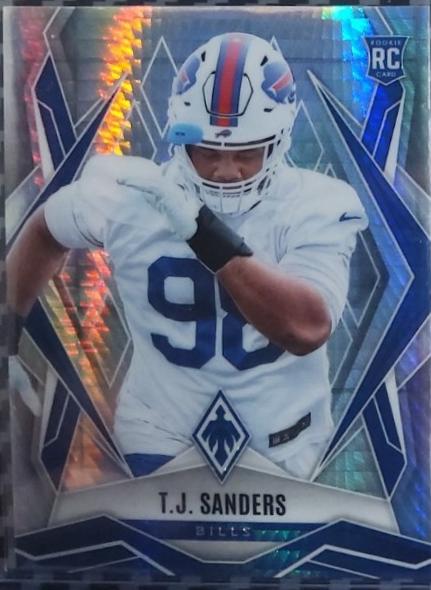 T.J. Sanders [Silver Hyper] #181