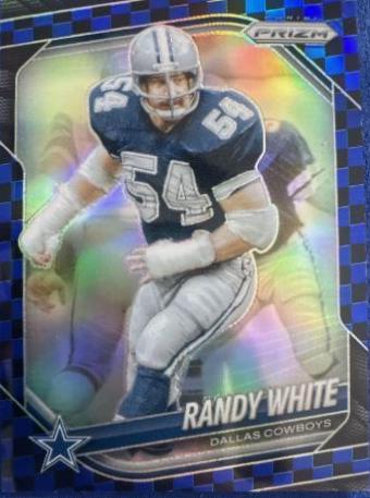 Randy White [Black Blue Checker] #128