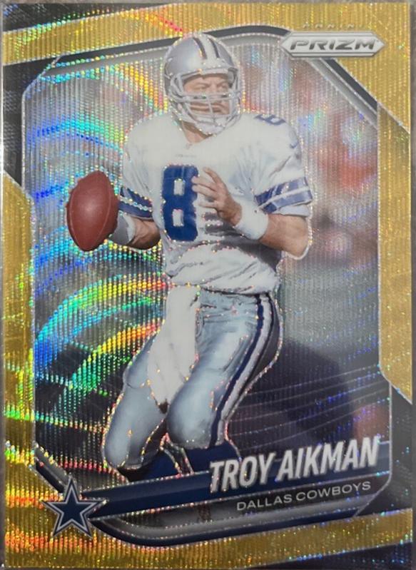 Troy Aikman [Gold Wave] #179