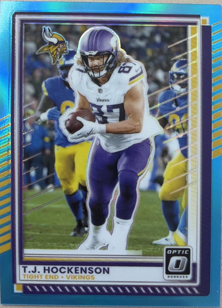 T.J. Hockenson [Neon Blue] #145