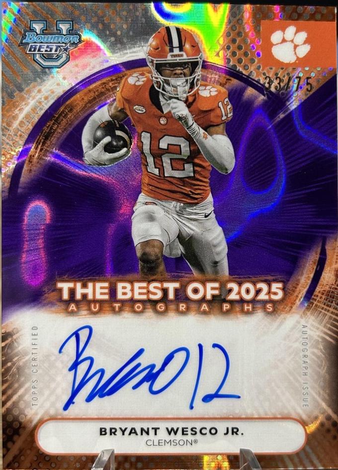Bryant Wesco Jr. [Purple Lava] #BOA-BWJ