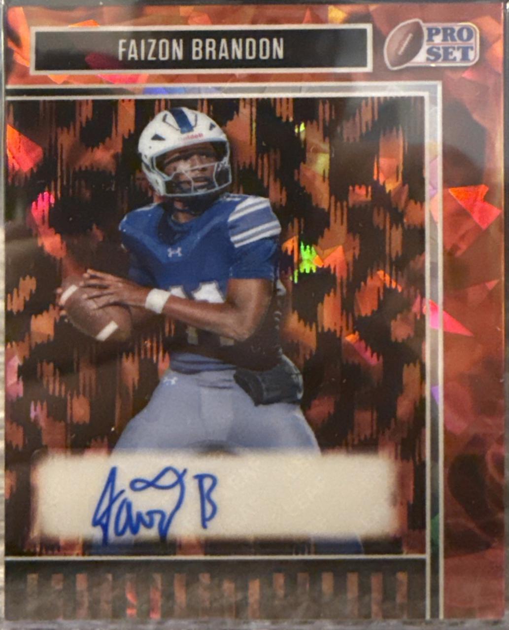 Faizon Brandon [Prismatic Galaxy] #BA-FB1