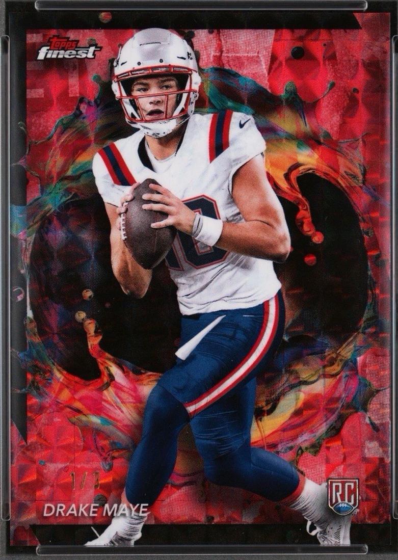 Drake Maye [Red Geometric Refractor] #248
