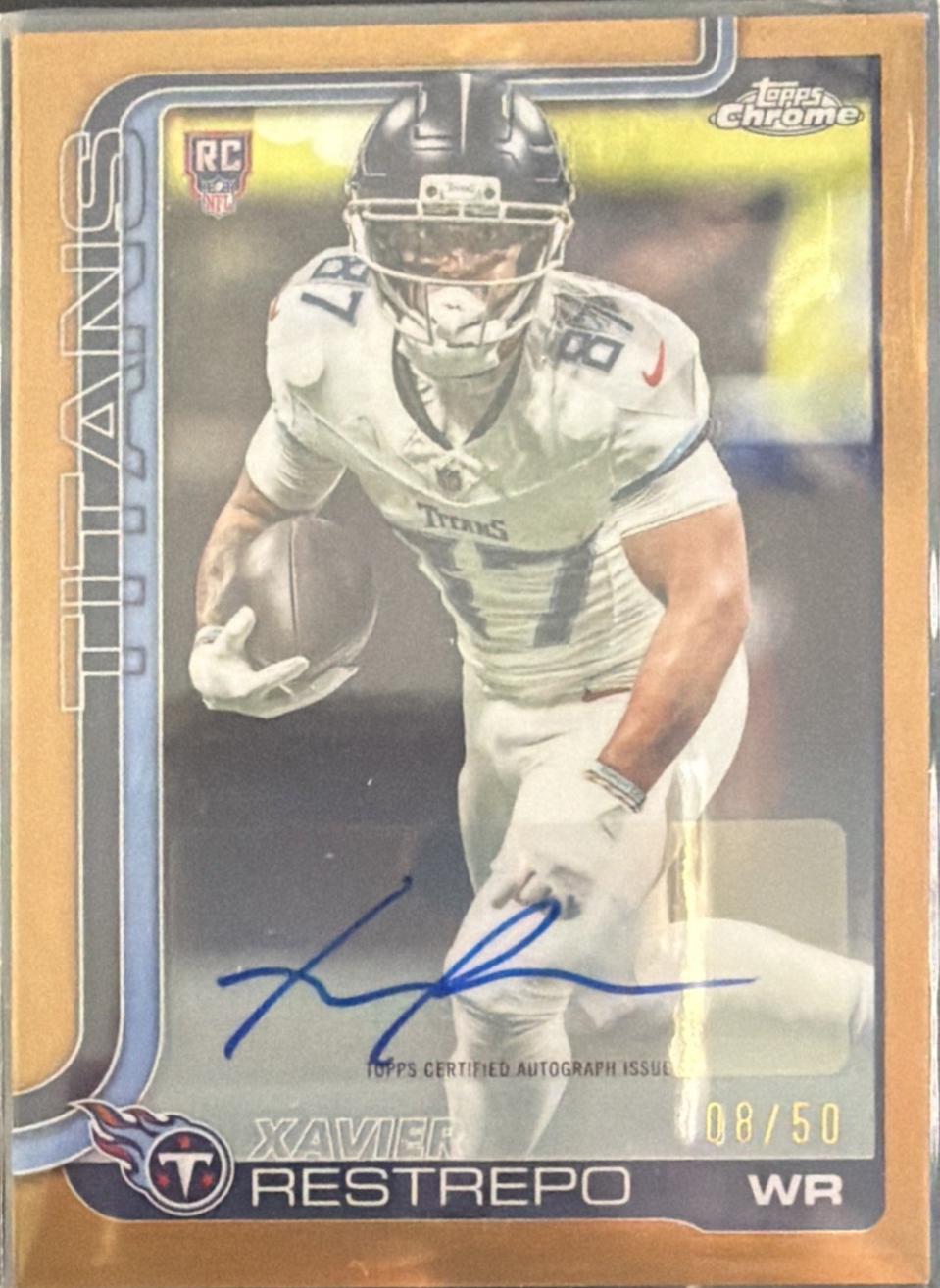 Xavier Restrepo [Gold Refractor] #RRA-XRE