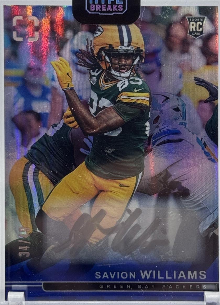 Savion Williams [Blue Rookie Autograph] #132
