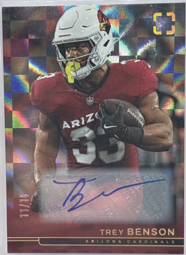 Trey Benson [Maroon Autograph] #40