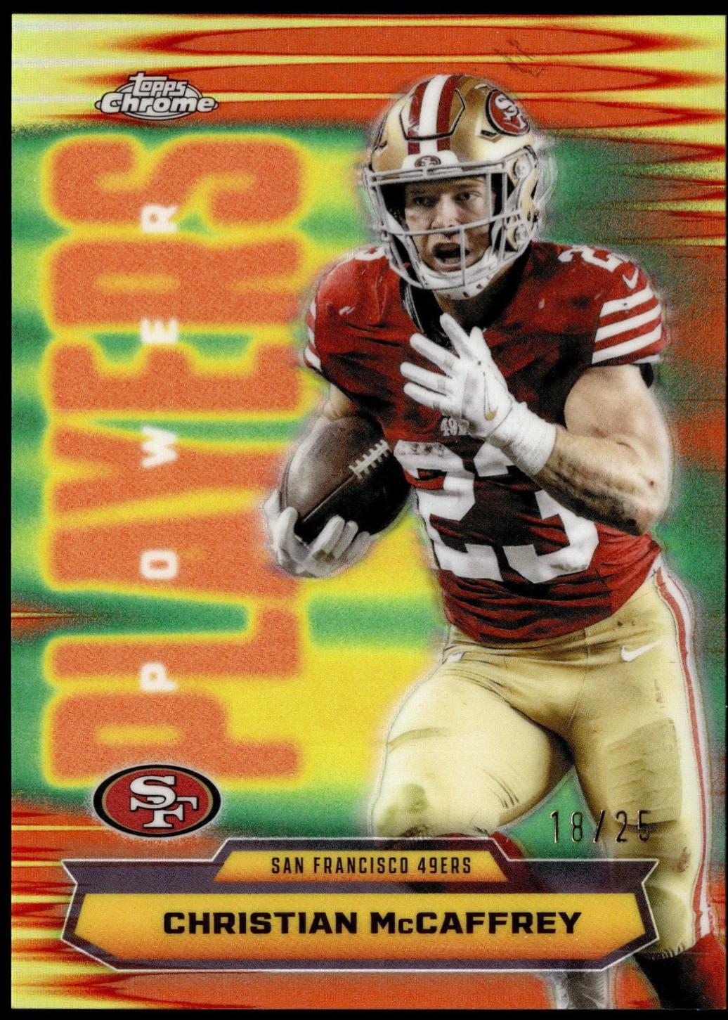 Christian McCaffrey [Orange Refractor] #PP-15