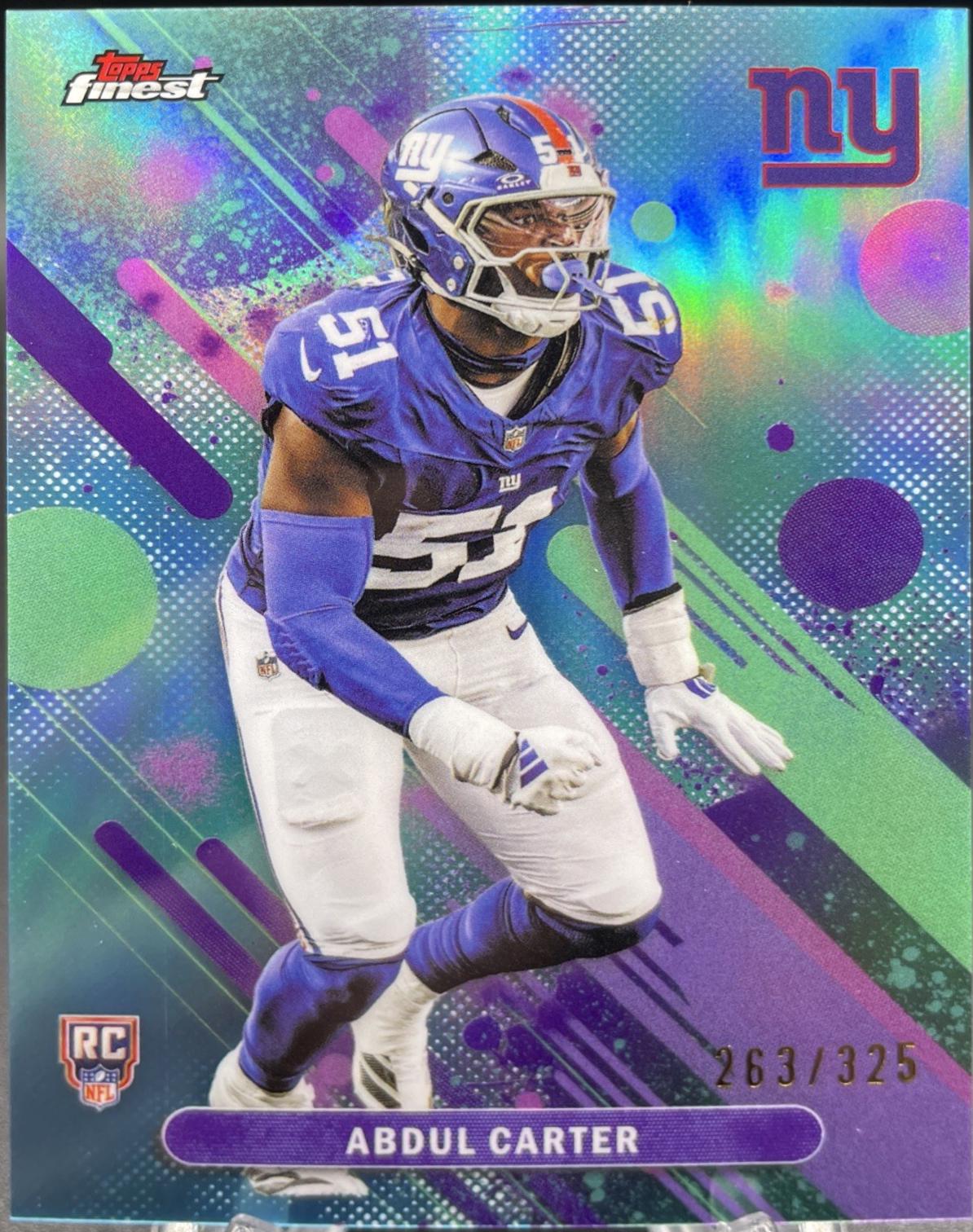 Abdul Carter [Sky Blue Refractor] #37