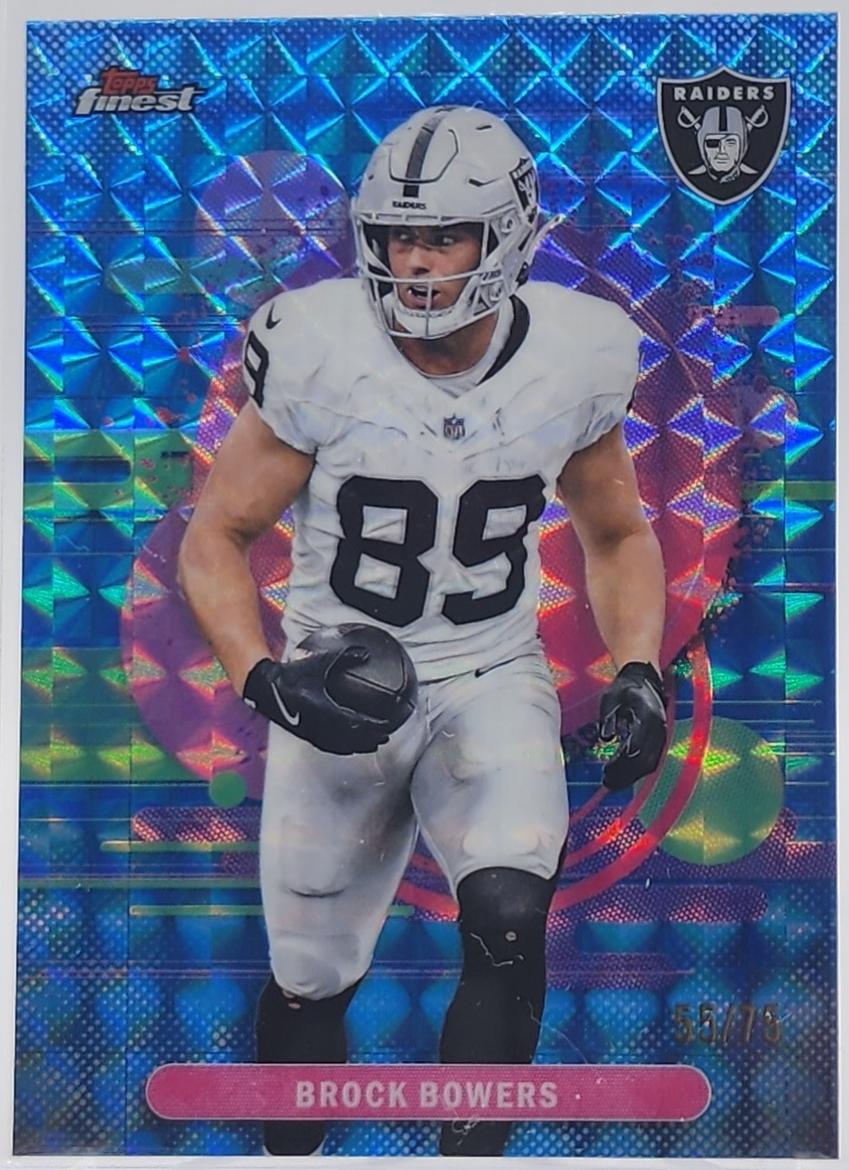 Brock Bowers [Blue Geometric] #182