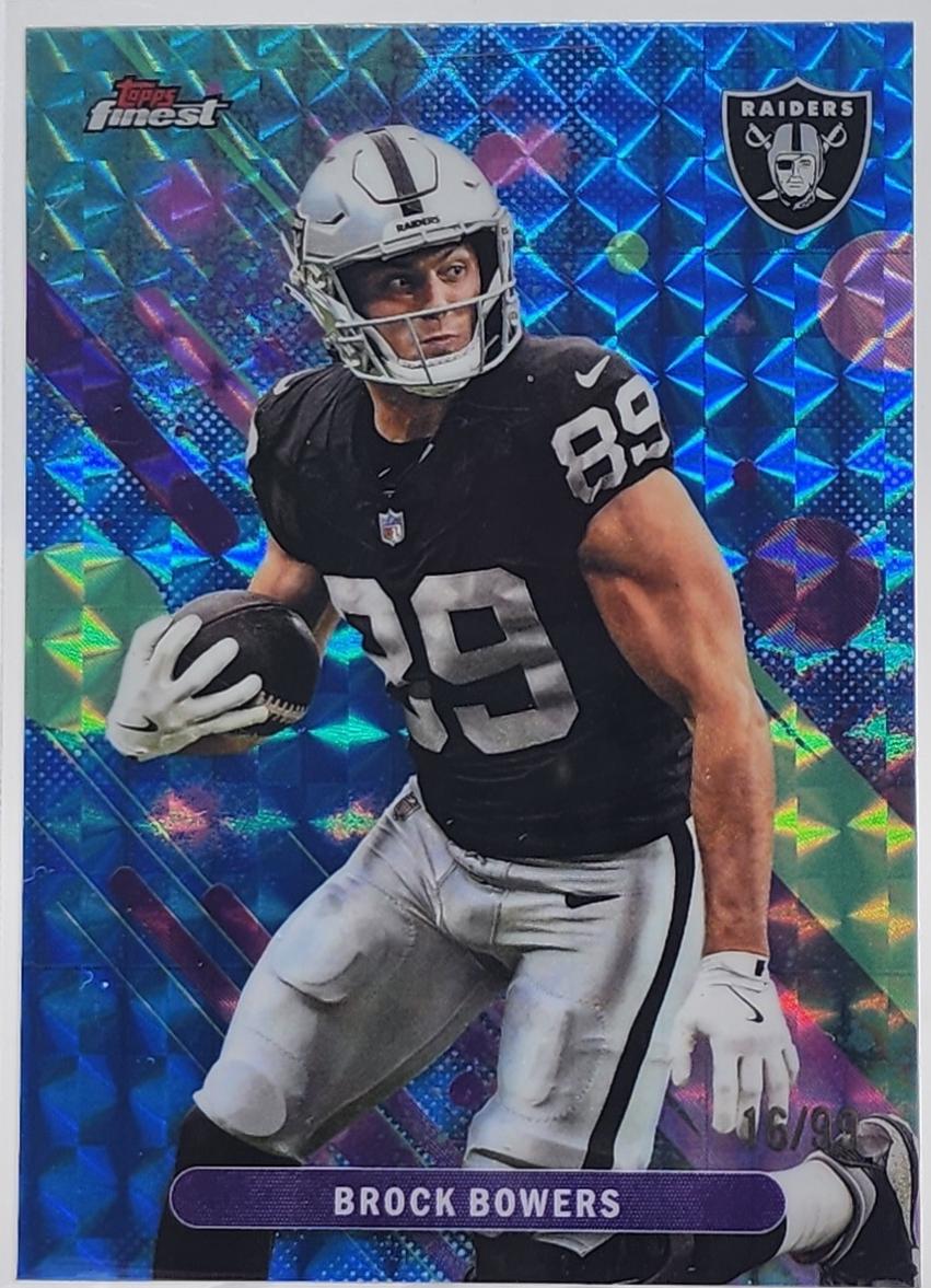Brock Bowers [Blue Geometric] #95