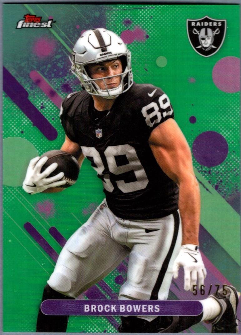 Brock Bowers [Green Refractor] #95