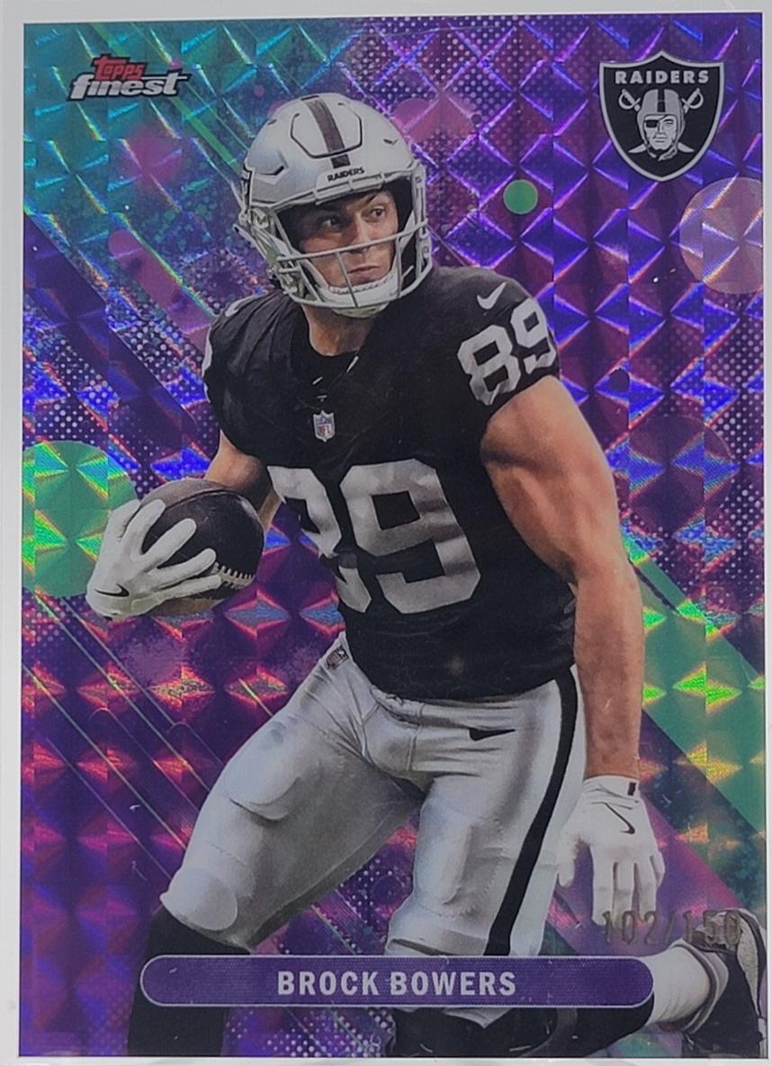 Brock Bowers [Purple Geometric] #95