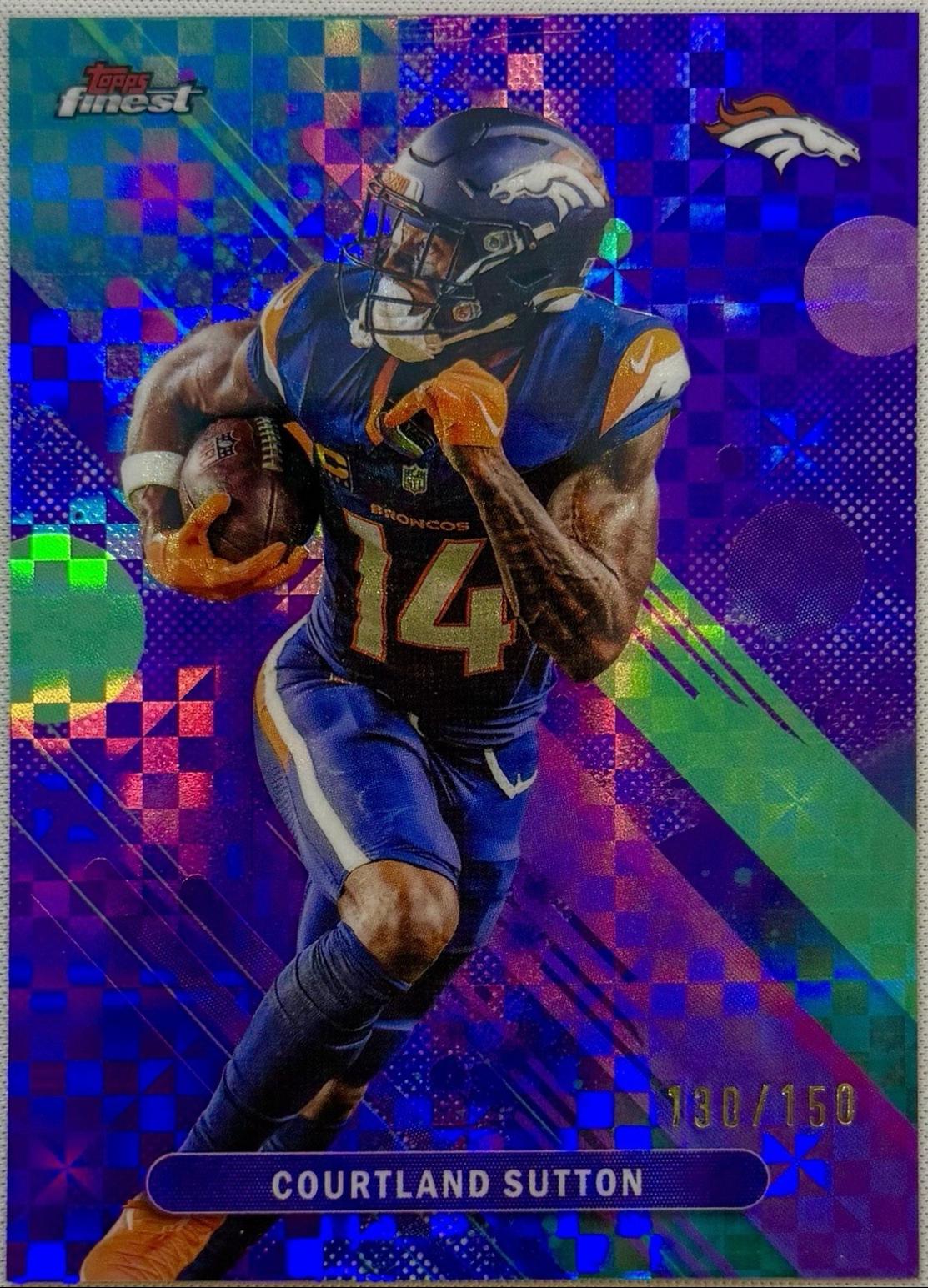 Courtland Sutton [Purple Geometric] #88