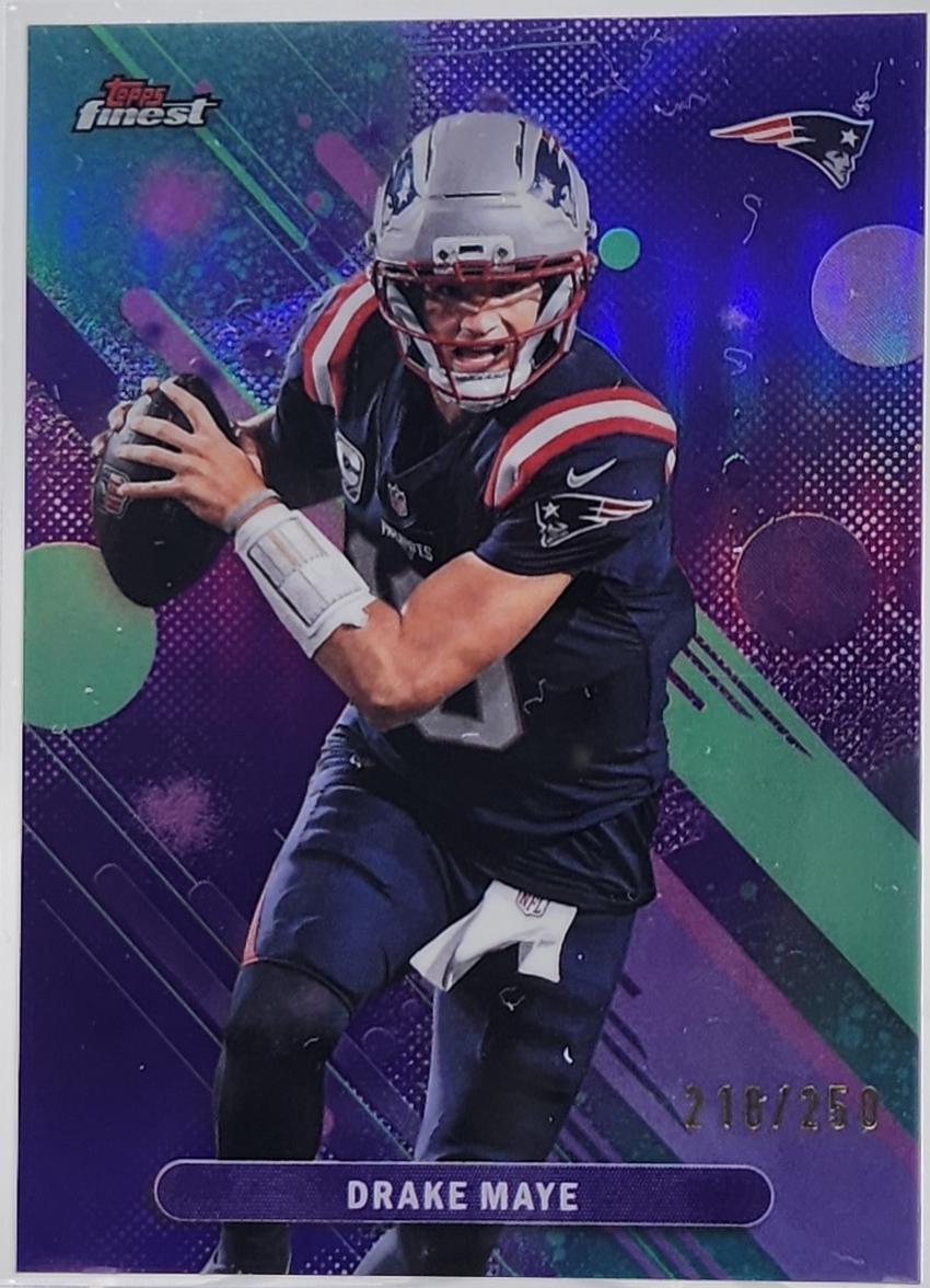 Drake Maye [Purple Refractor] #62