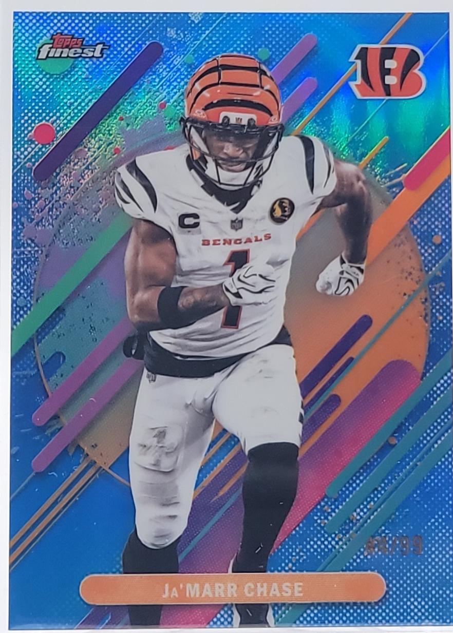 Ja'Marr Chase [Blue Refractor] #262