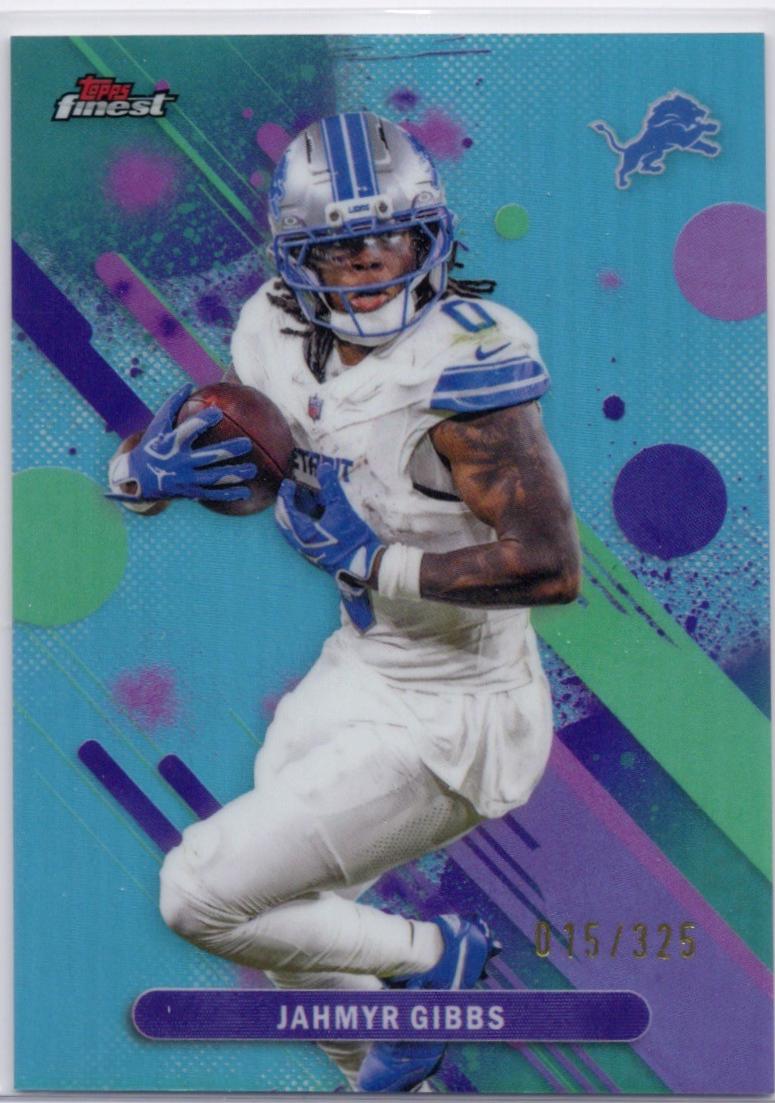 Jahmyr Gibbs [Sky Blue Refractor] #75