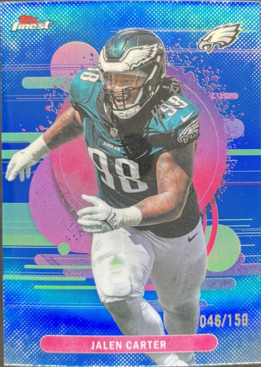 Jalen Carter [Blue Refractor] #190