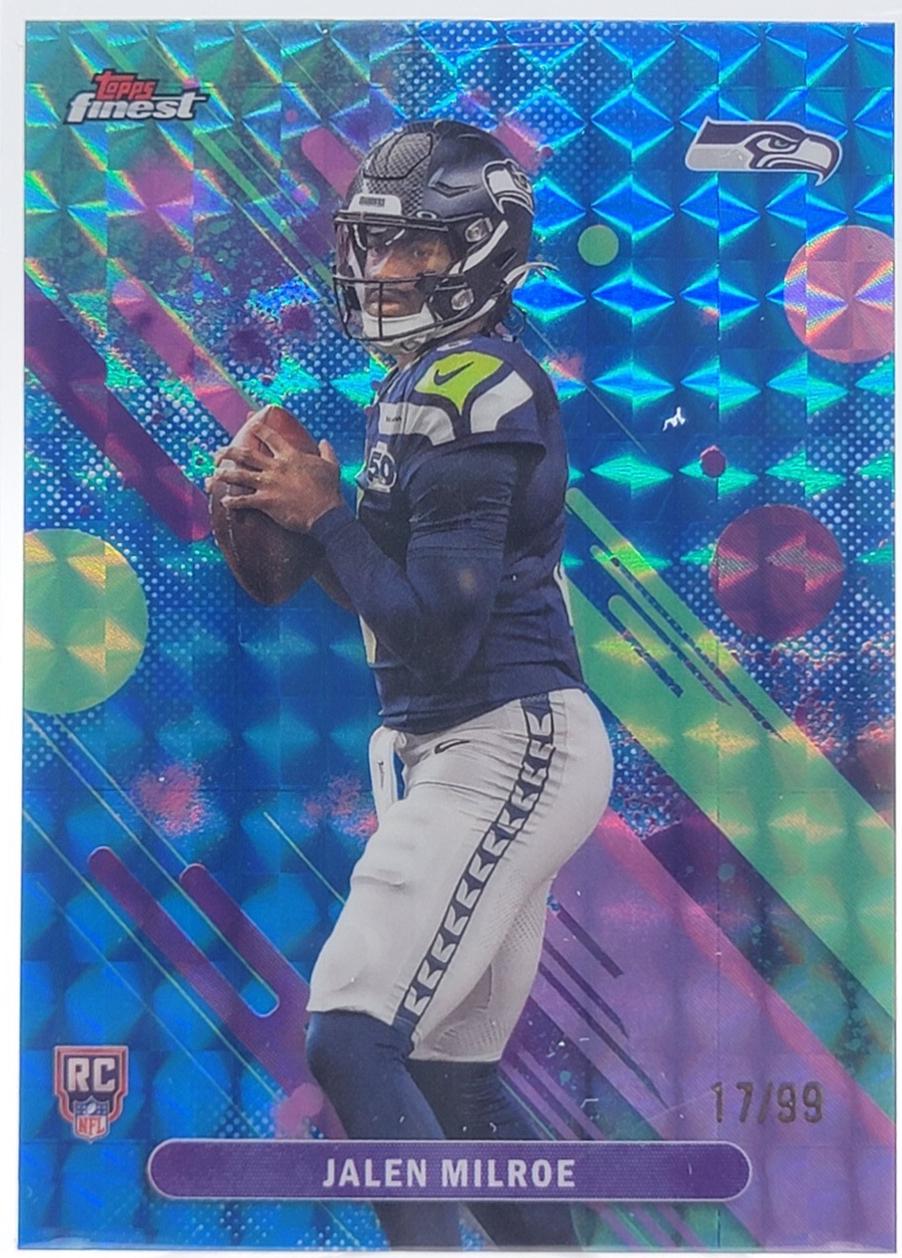 Jalen Milroe [Blue X-Fractor] #4