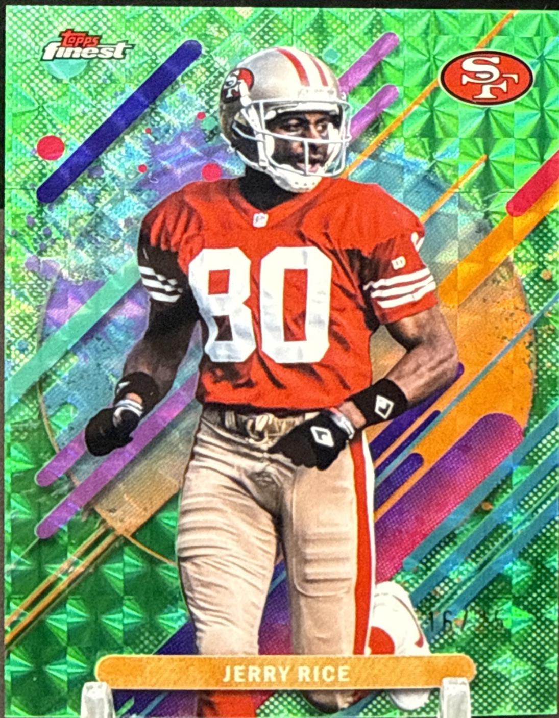 Jerry Rice [Green Geometric] #297