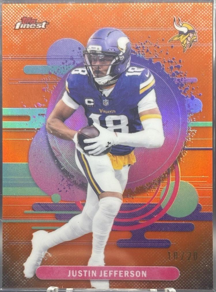 Justin Jefferson [Orange Geometric] #172