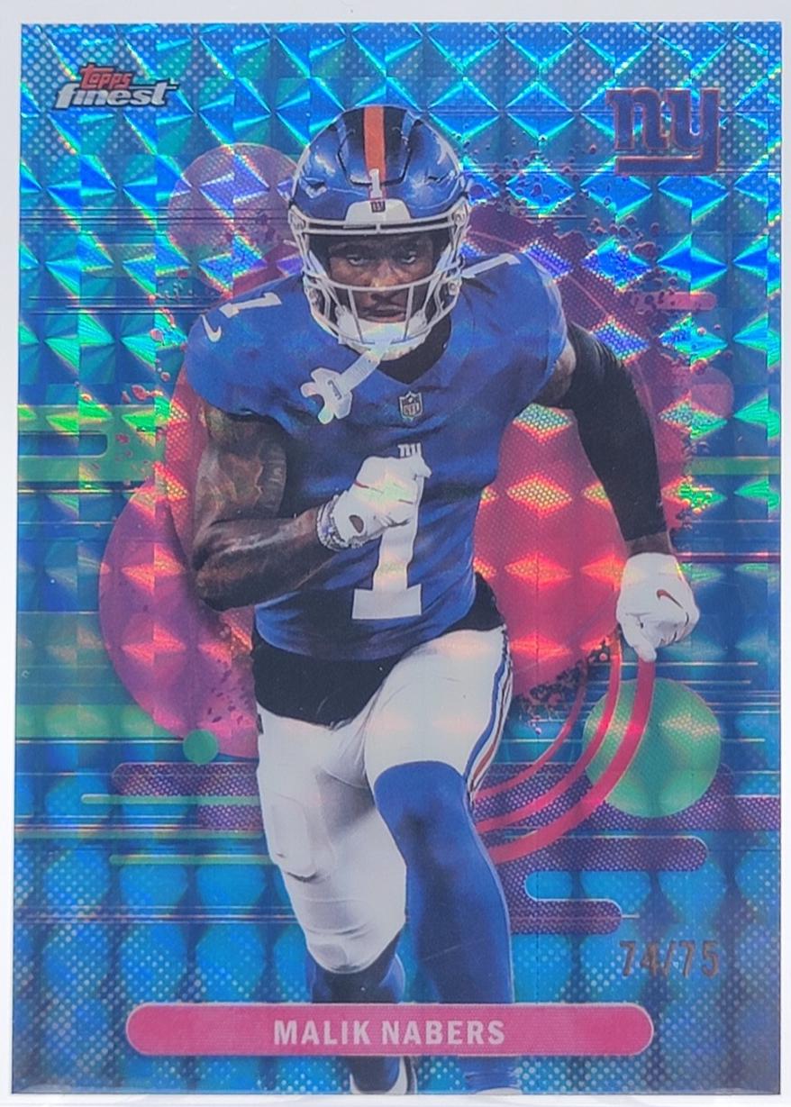 Malik Nabers [Blue Geometric] #175