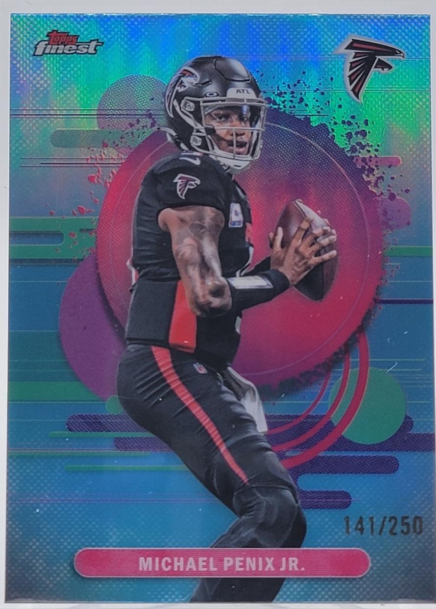 Michael Penix Jr. [Sky Blue Refractor] #123