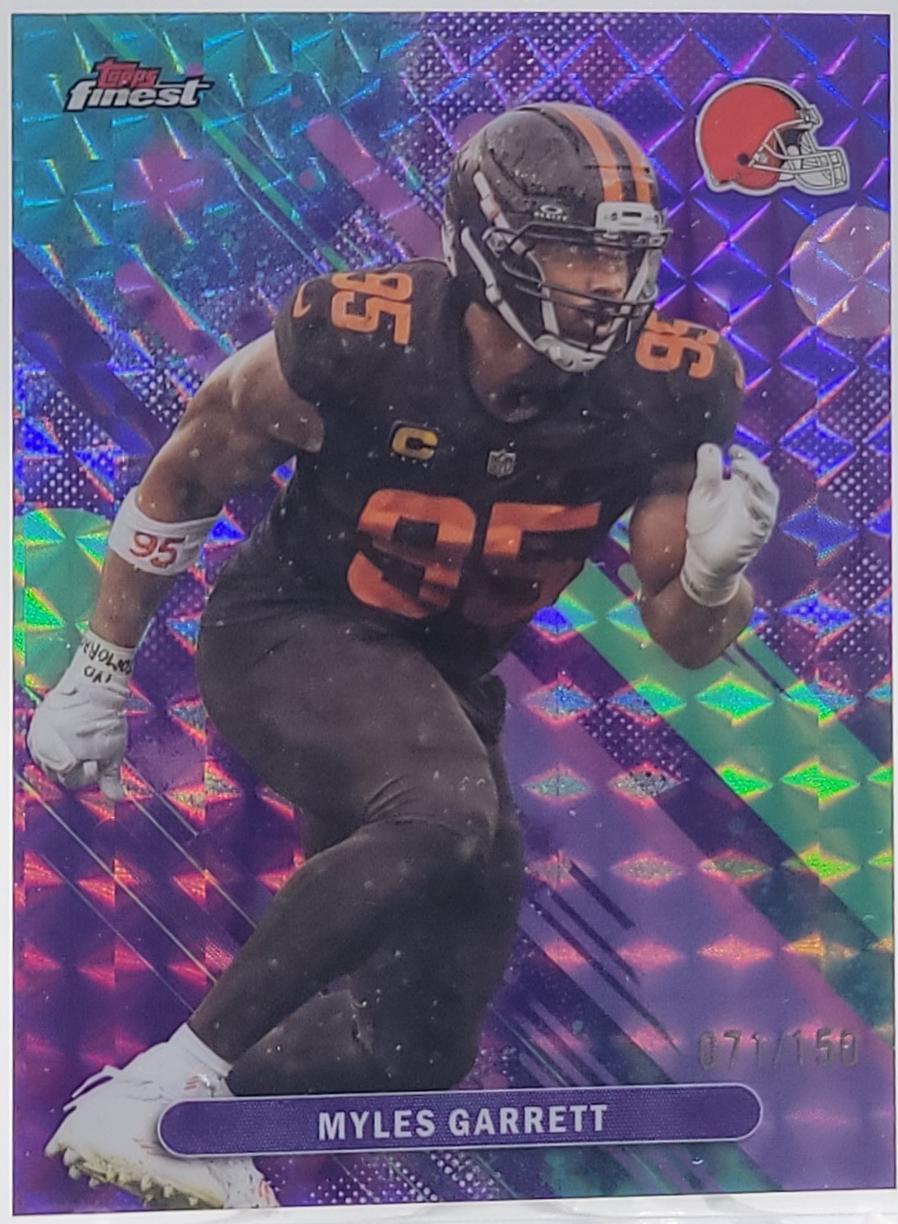 Myles Garrett [Purple Geometric] #97