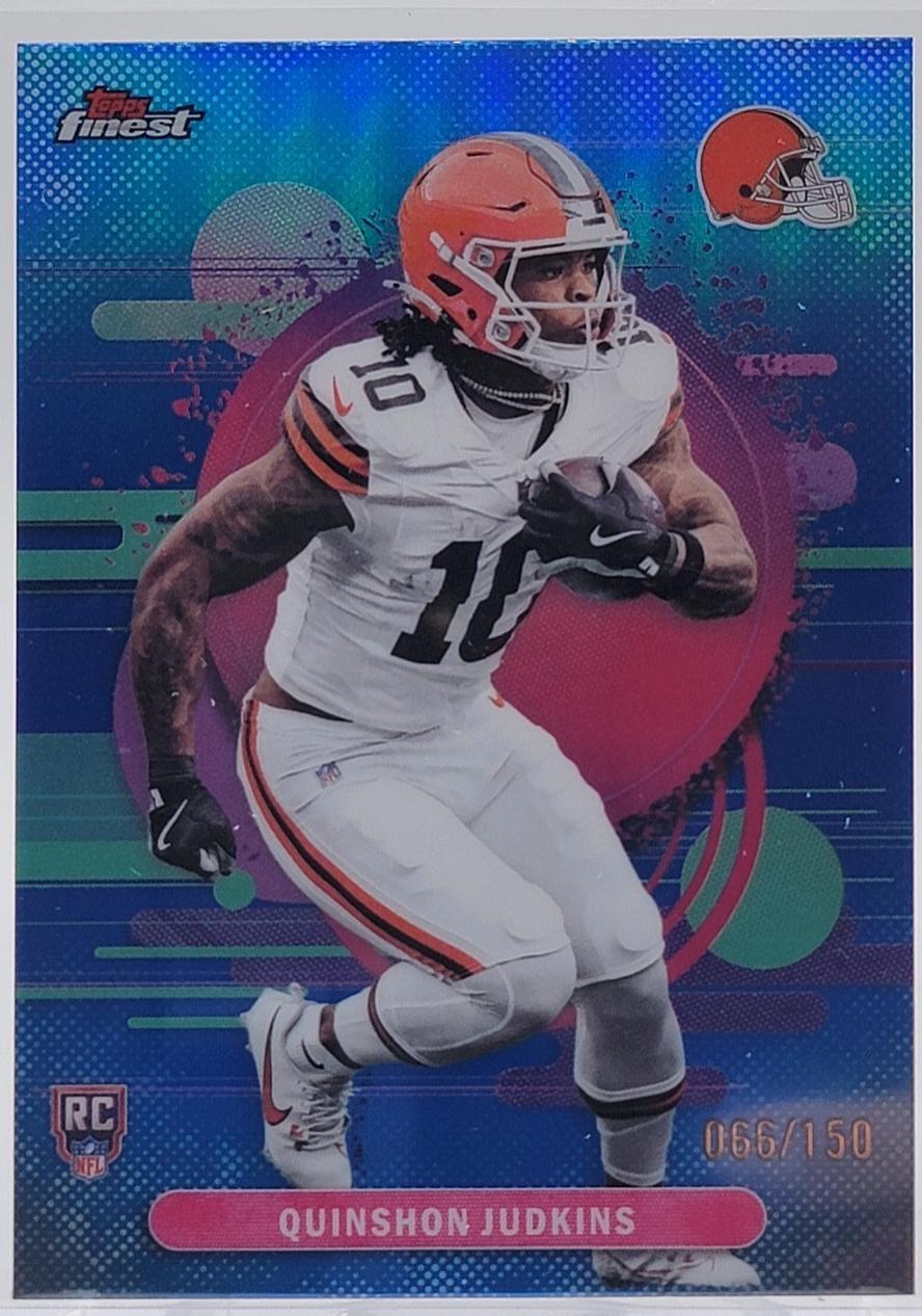 Quinshon Judkins [Blue Refractor] #110