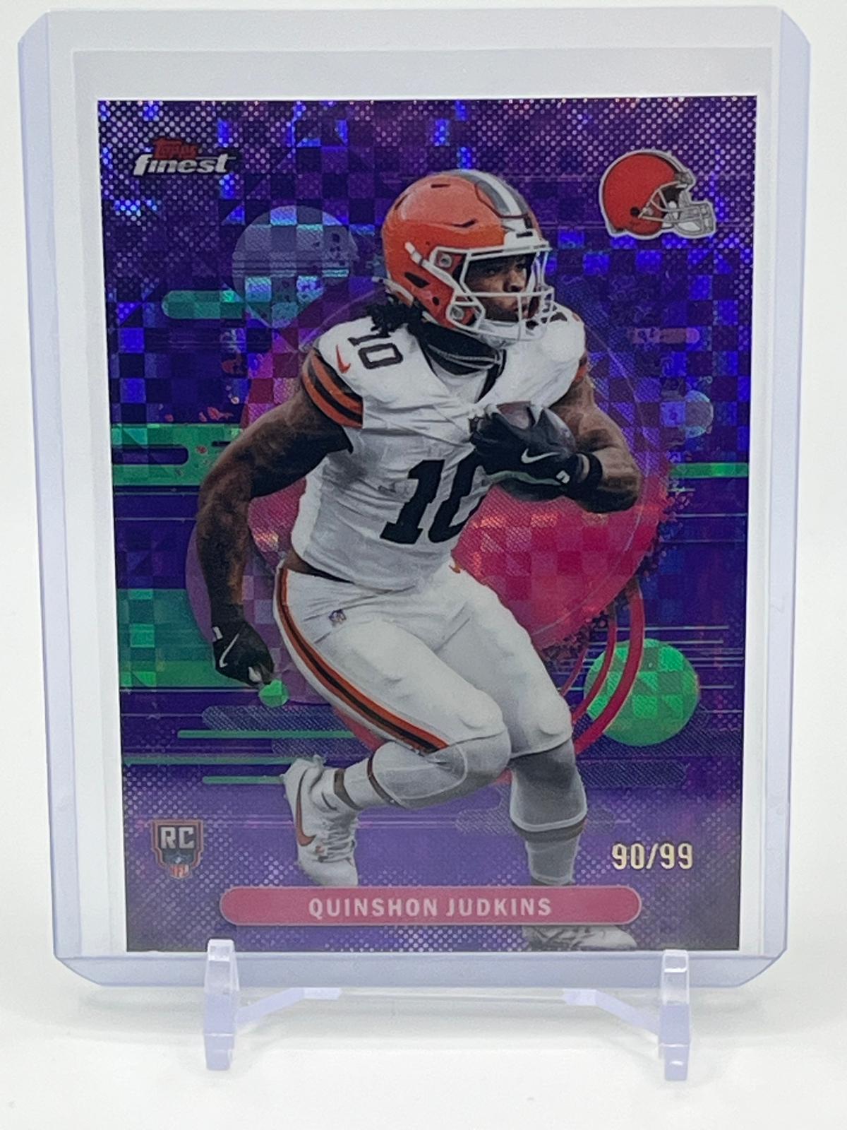 Quinshon Judkins [Purple X-Fractor] #110