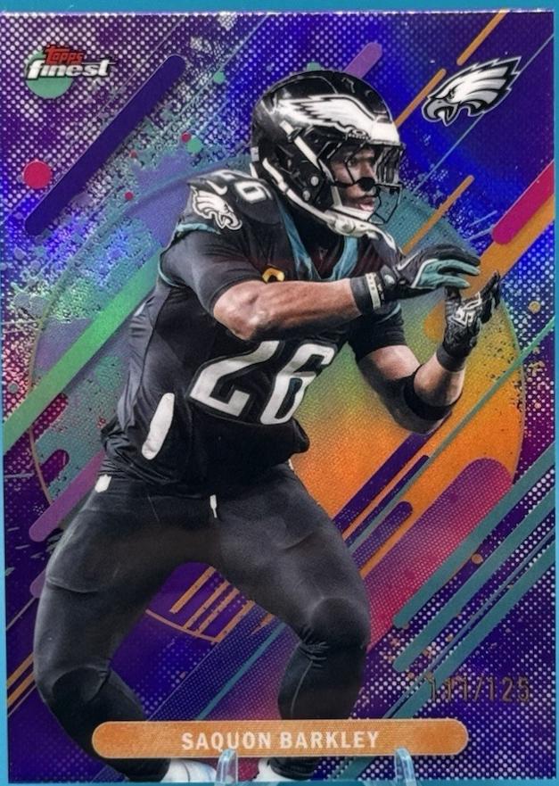 Saquon Barkley [Purple Refractor] #255