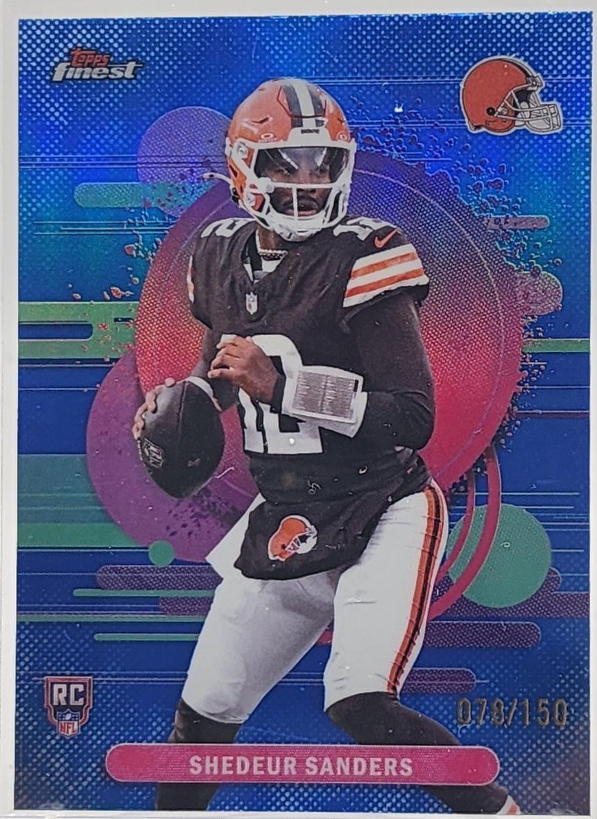 Shedeur Sanders [Blue Refractor] #106