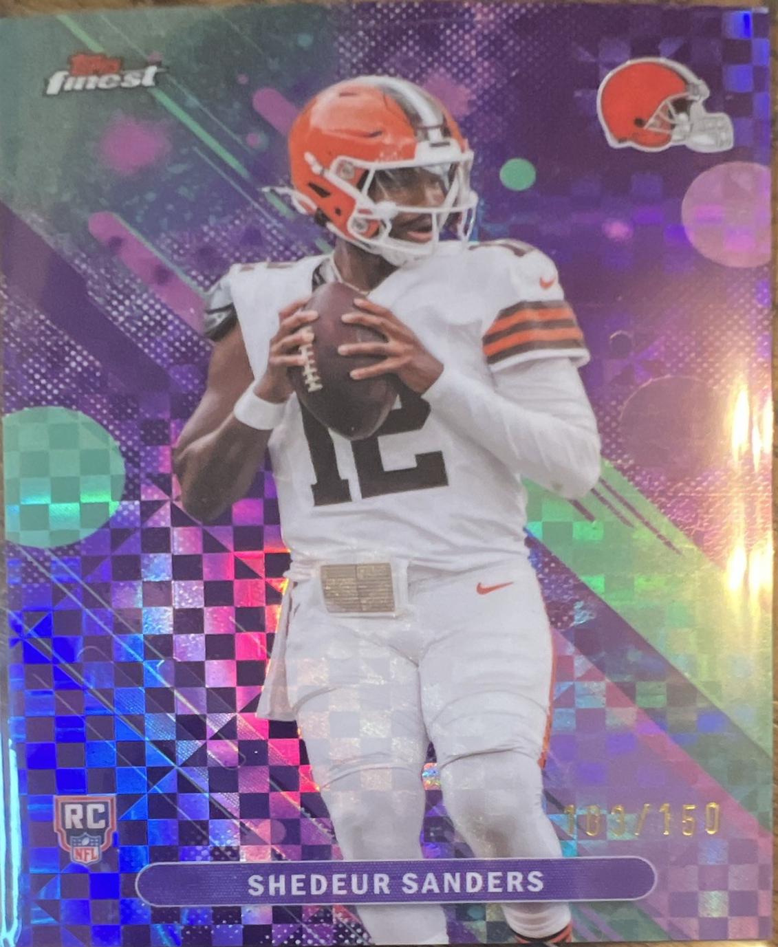 Shedeur Sanders [Purple Geometric] #6