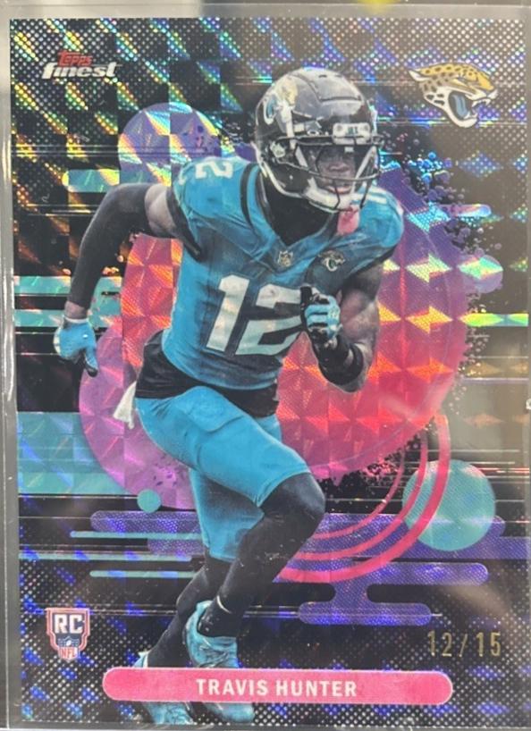 Travis Hunter [Black Refractor] #114