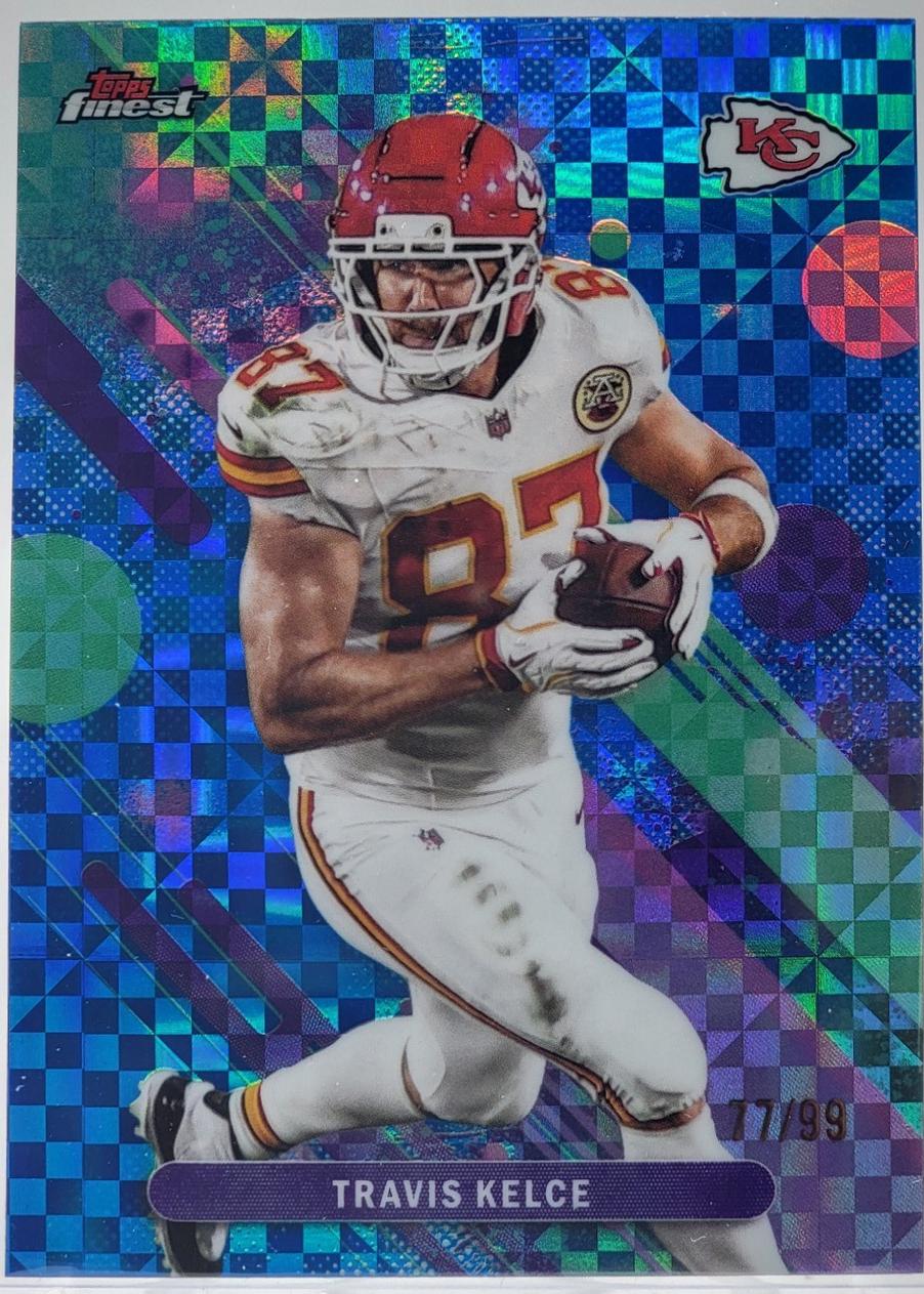 Travis Kelce [Blue X-Fractor] #94