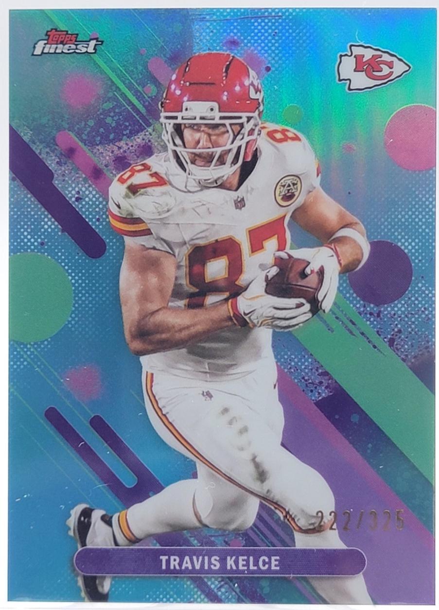 Travis Kelce [Sky Blue Refractor] #94