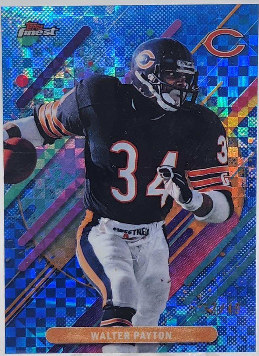 Walter Payton [Blue X-Fractor] #294
