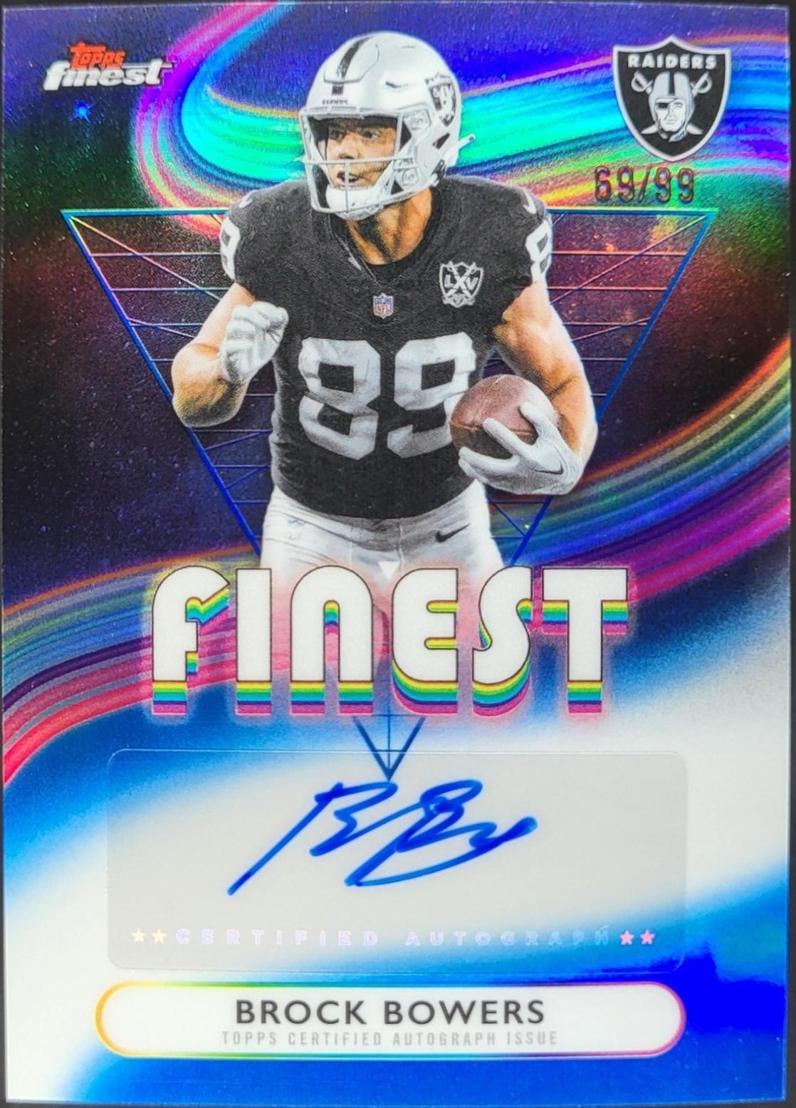 Brock Bowers [Blue Refractor] #FA-BB