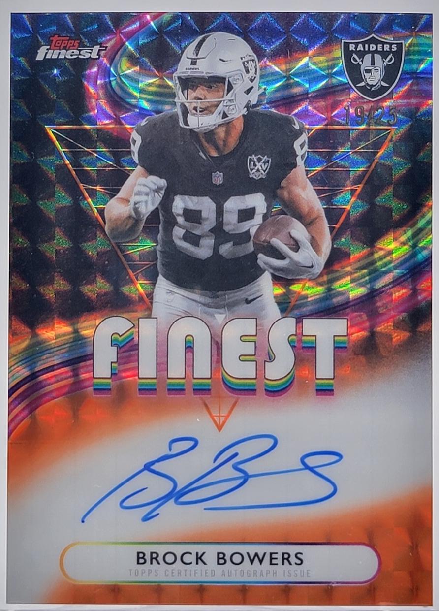 Brock Bowers [Orange Geometric] #FA-BB