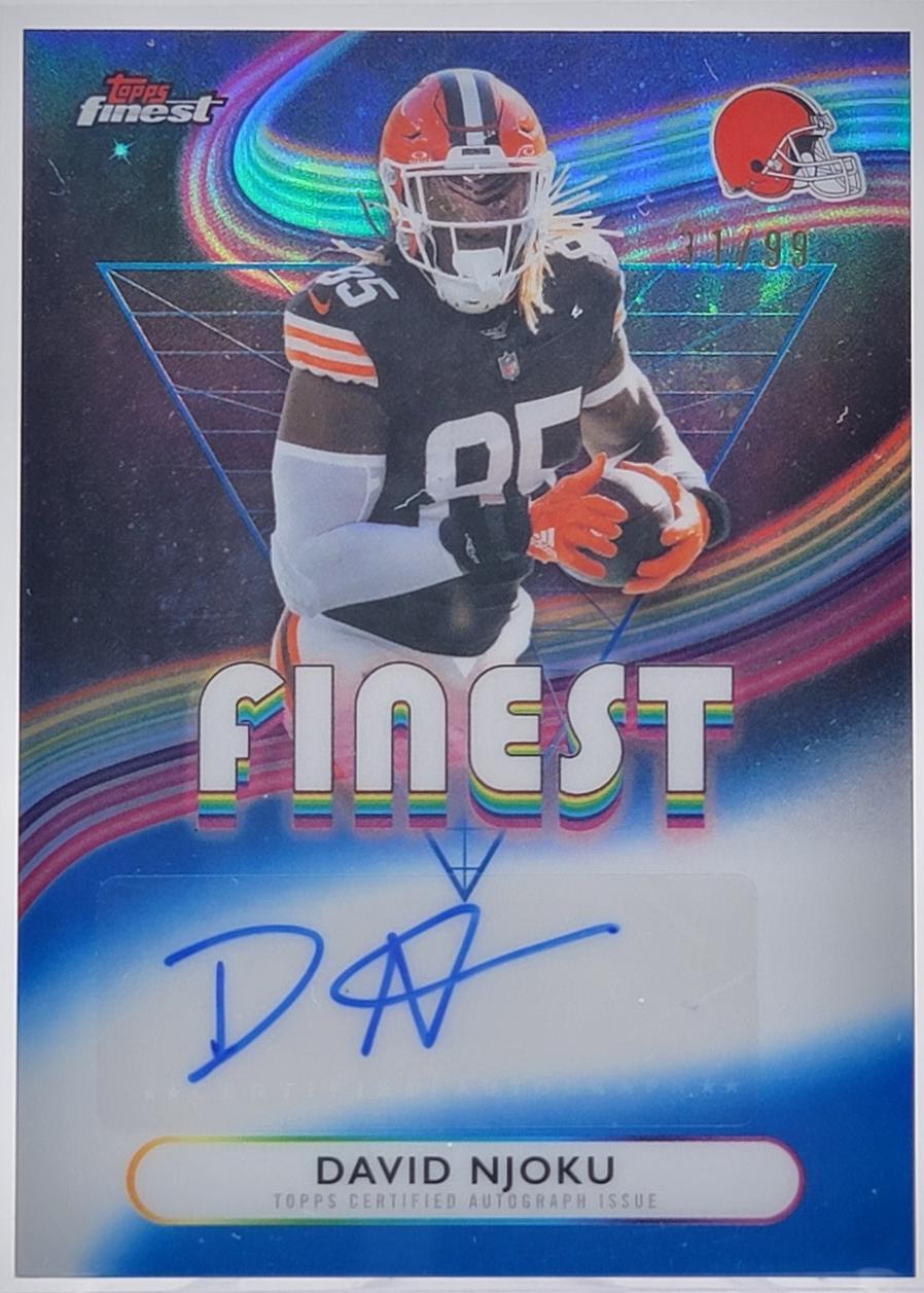 David Njoku [Blue Refractor] #FA-DN