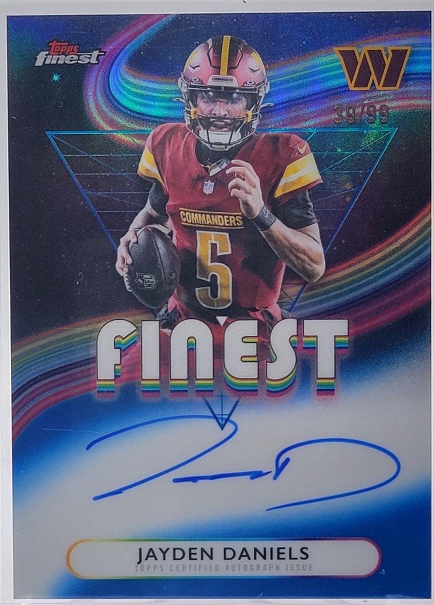 Jayden Daniels [Blue Refractor] #FA-JD