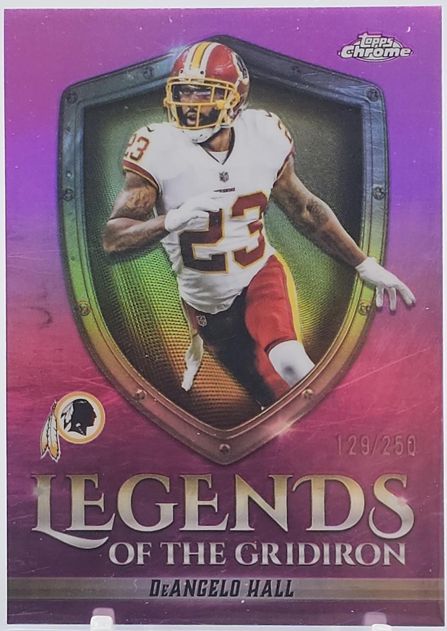 DeAngelo Hall [Pink Refractor] #LOG-35