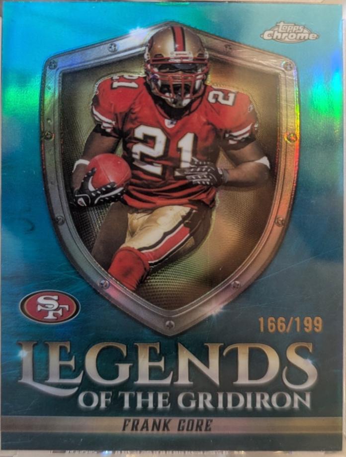 Frank Gore [Aqua Refractor] #LOG-18