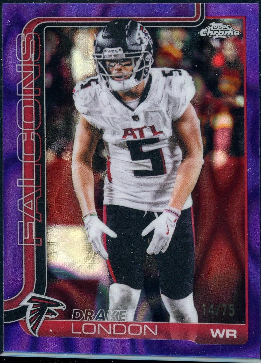 Drake London [Purple Refractor] #12