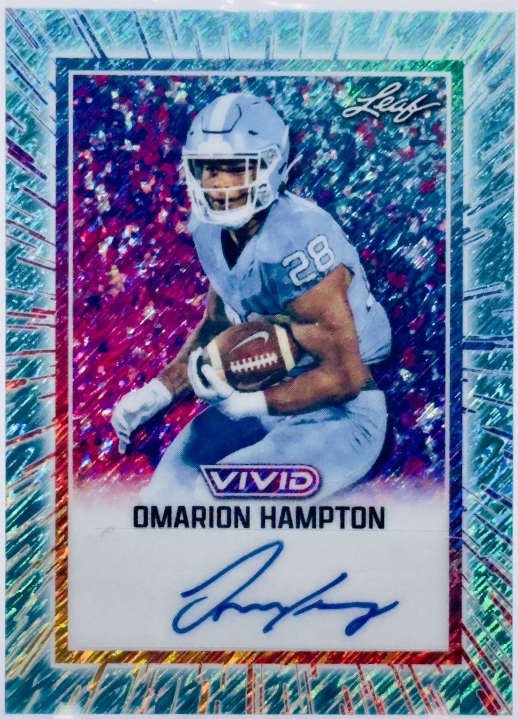 Omarion Hampton [Prismatic Teal] #BA-OH1
